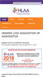 Mobile Screenshot of hearingloss-wa.org